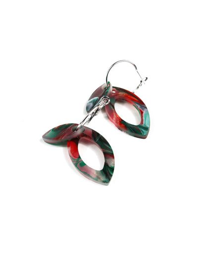 Pendientes rojo y verde: Captura la Magia de las Estrellas con Este Accesorio Deslumbrante